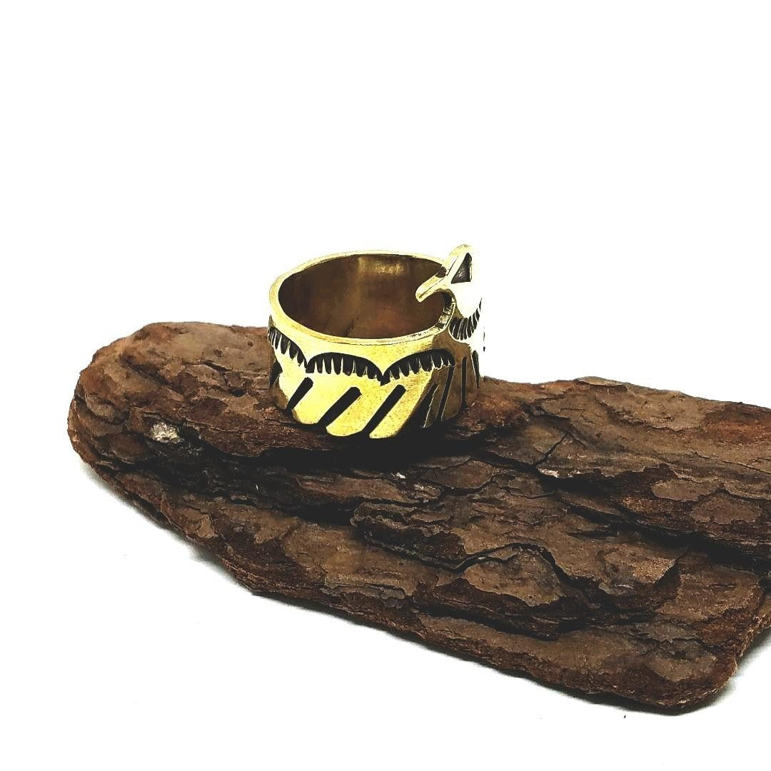 Thunderbird Stampwork Ring