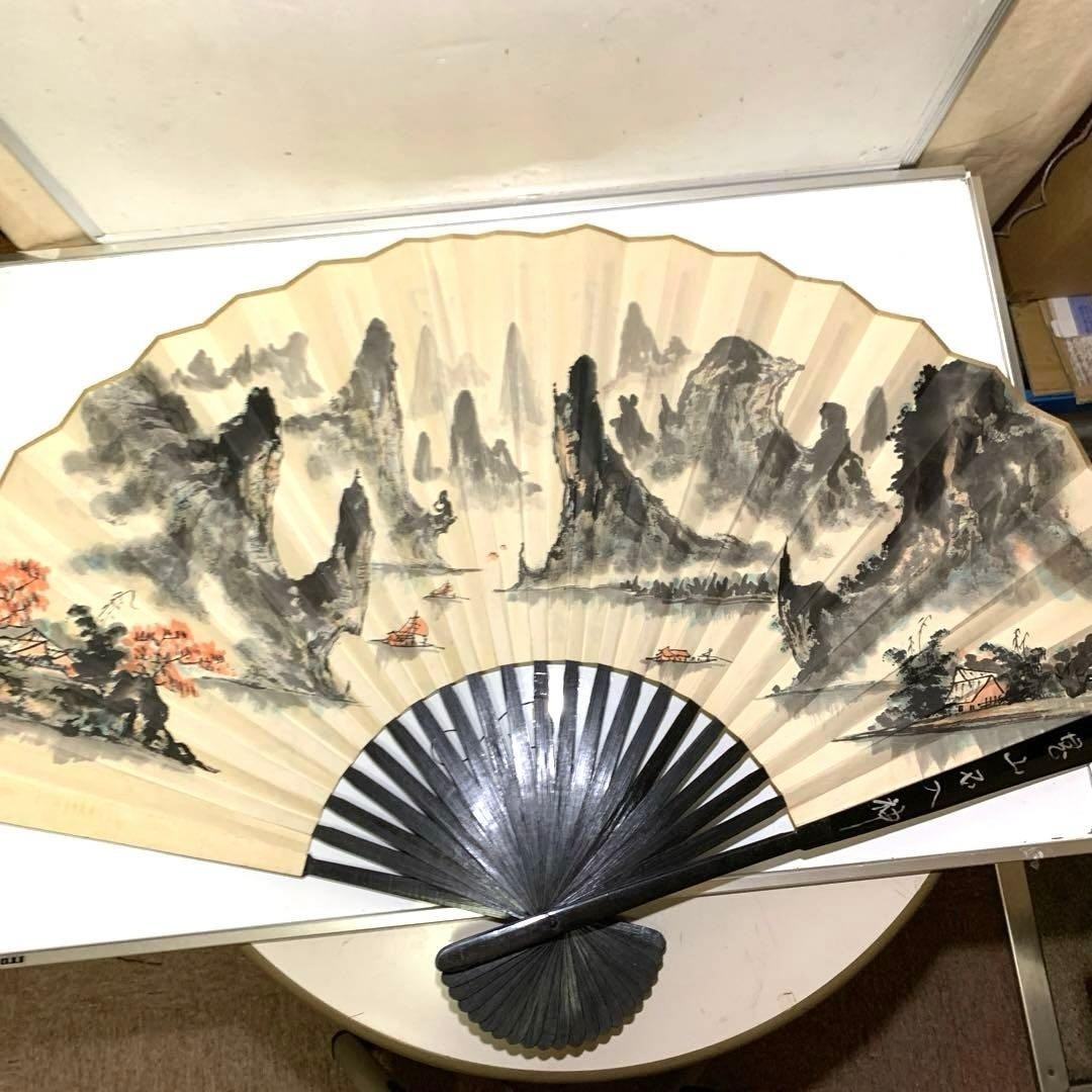 Extra folding fan, made in China, wall hanging, Chinese souvenir