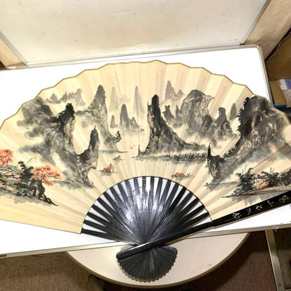 Extra folding fan, made in China, wall hanging, Chinese souvenir