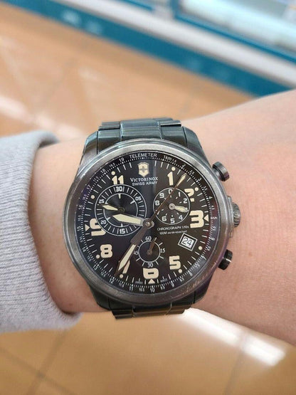 Victorinox Swiss Army Infantry Vintage Quartz Men's Watch chronograph Used