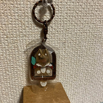 Gero Onsen exciting fox fox tail pretend keyring Showa retro