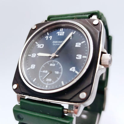 【Battery Replaced】Rare, Excellent Condition Seiko Silver Wave, Made in 1981