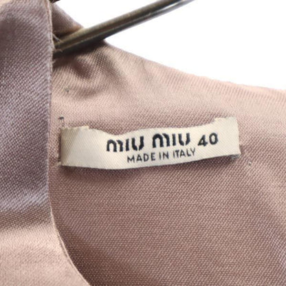 MIUMIU made in Italy No sleeve one piece 40 Pink Women