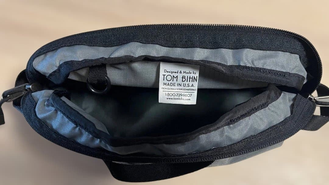 Tom Bihn Grab Bag Gray Boston Duffle USA Made Durable Nylon Used Japan