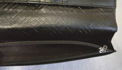 Burberry ◆Black◆Nova check◆Long wallet Authentic