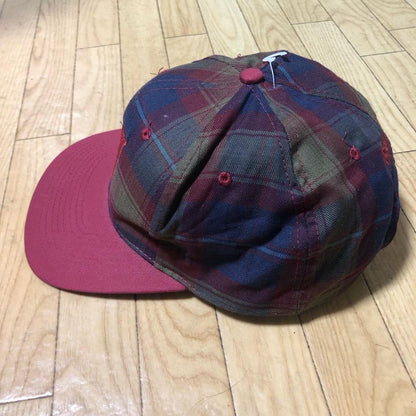 Disney 90S Vintage Mickey Mouse Check Snapback Cap Limited Edition Men's hats