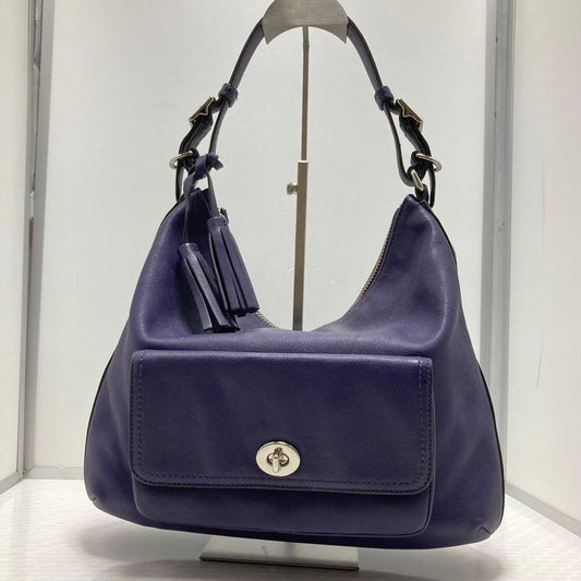 COACH Purple Leather Hobo Bag Legacy Courtenay Y2K Vintage Rare