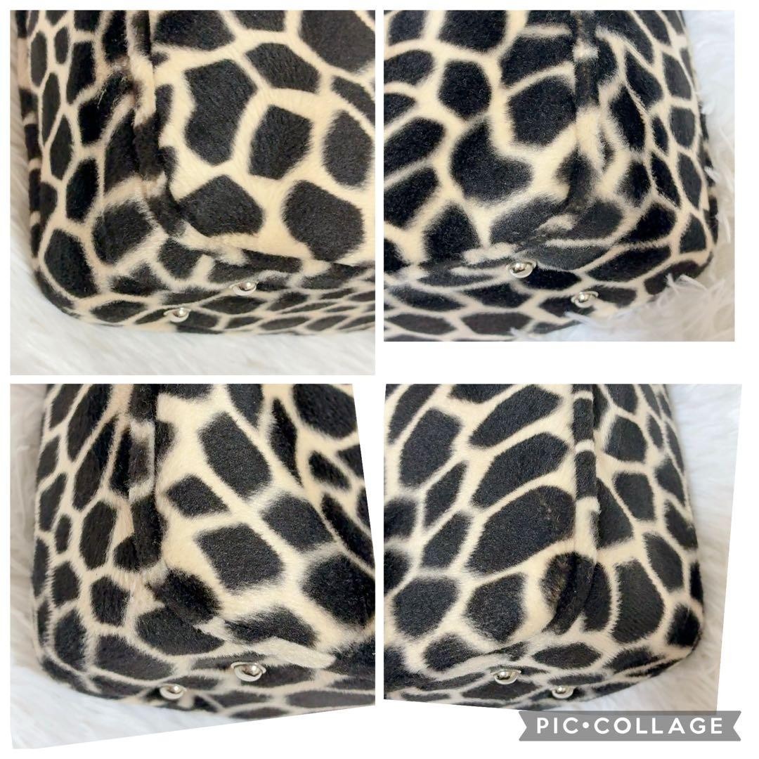 Kate Spade Handbag Leopard Giraffe Print Casual Women's Pre-Owned From Japan