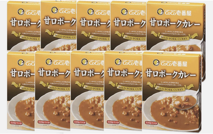 COCO ICHIBANYA MILD PORK CURRY 220G set of 10 Instant curry from Japan