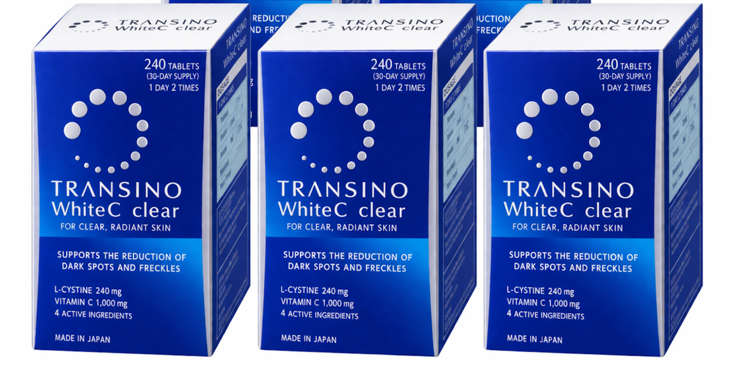 TRANSINO White C Clear 240 Tablets for 2 months set of 3
