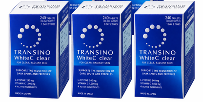 TRANSINO White C Clear 240 Tablets for 2 months set of 3