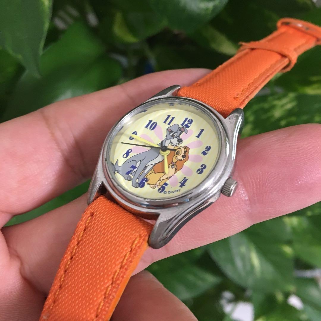 Rare Retro Disney Lady & Tramp Watch
