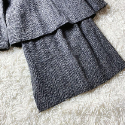 Rare 90s Vintage MARGARET HOWELL Herringbone Suit Set in Harris Tweed JAPAN