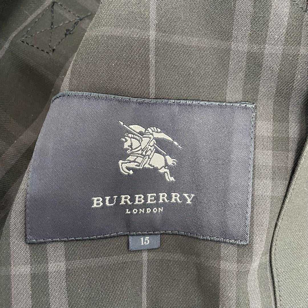 Burberry London Nova Check Trench Coat Cotton Black 15/XXL (US: XL)