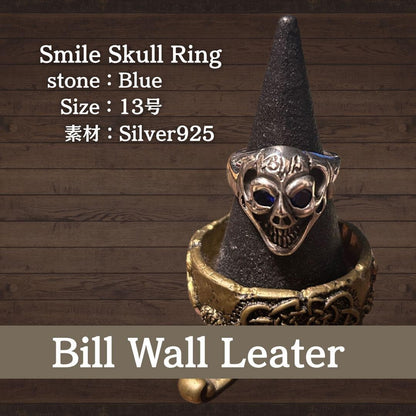 Bill Wall Leather Good Luck Skull Ring Special Edition Model US 6.5-7.0