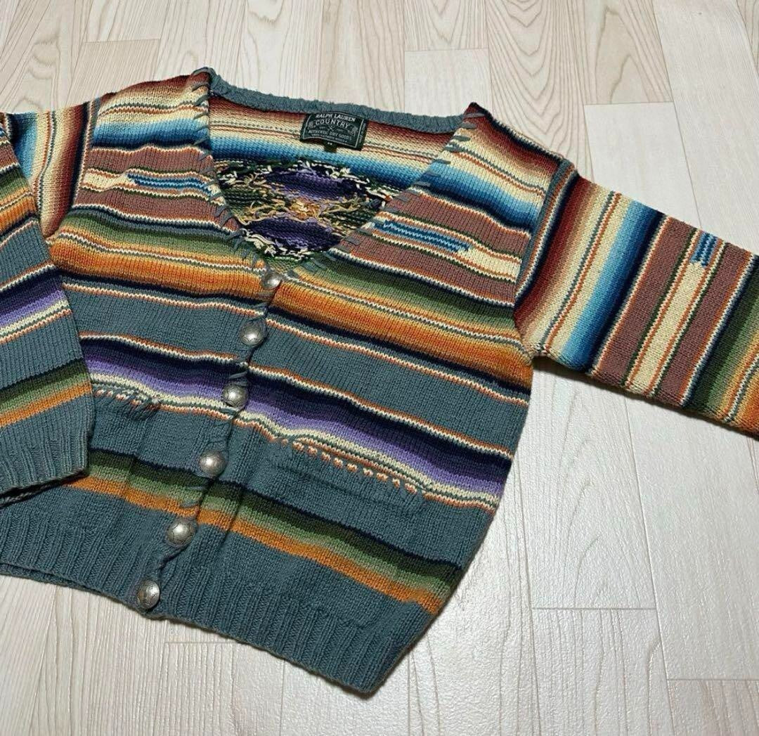 Vintage 80s 90s Limited Line Ralph Lauren Country Cardigan Size M good