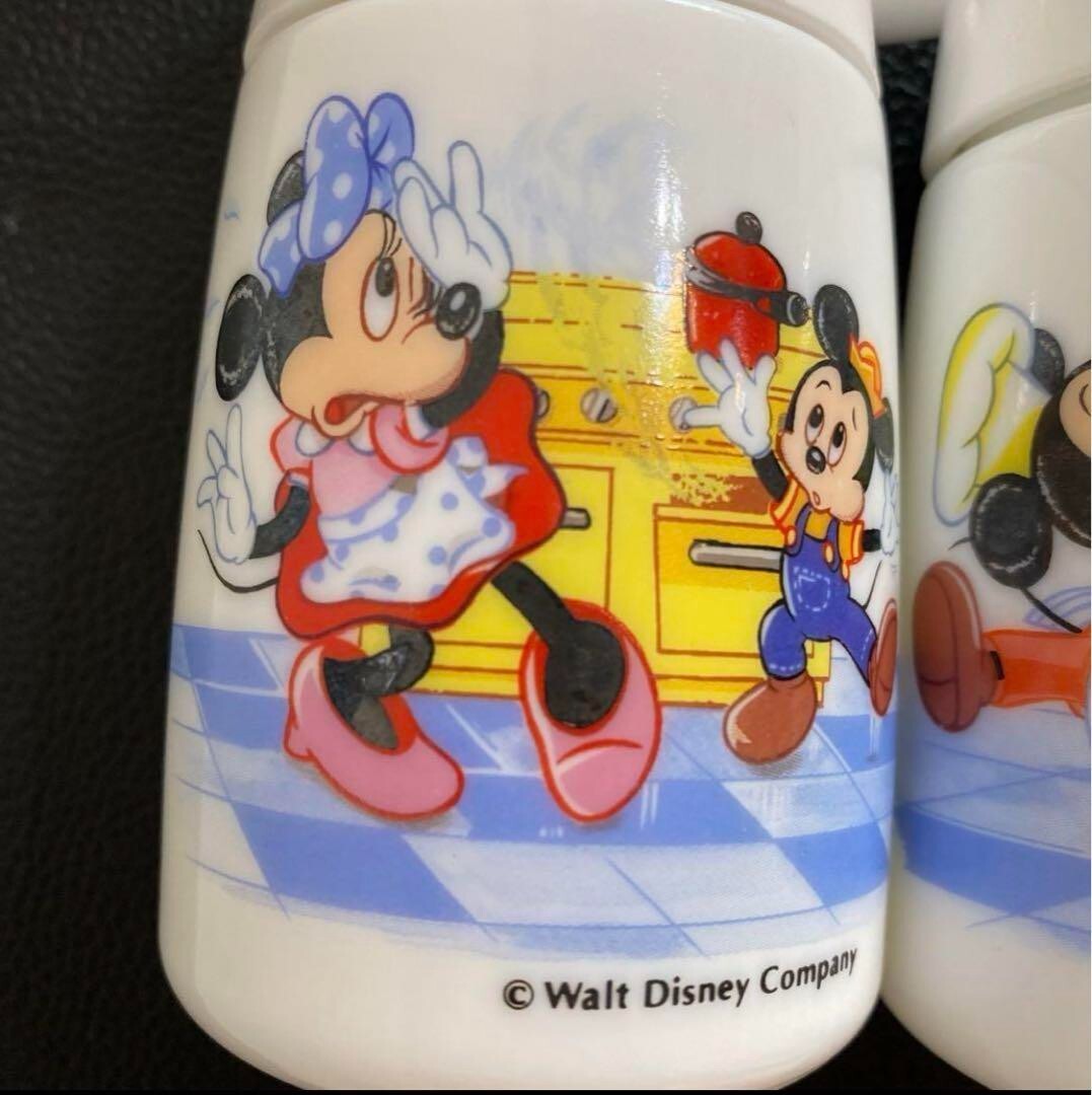 1990s Showa-era retro antique Disney Mickey Minnie soy sauce jug display