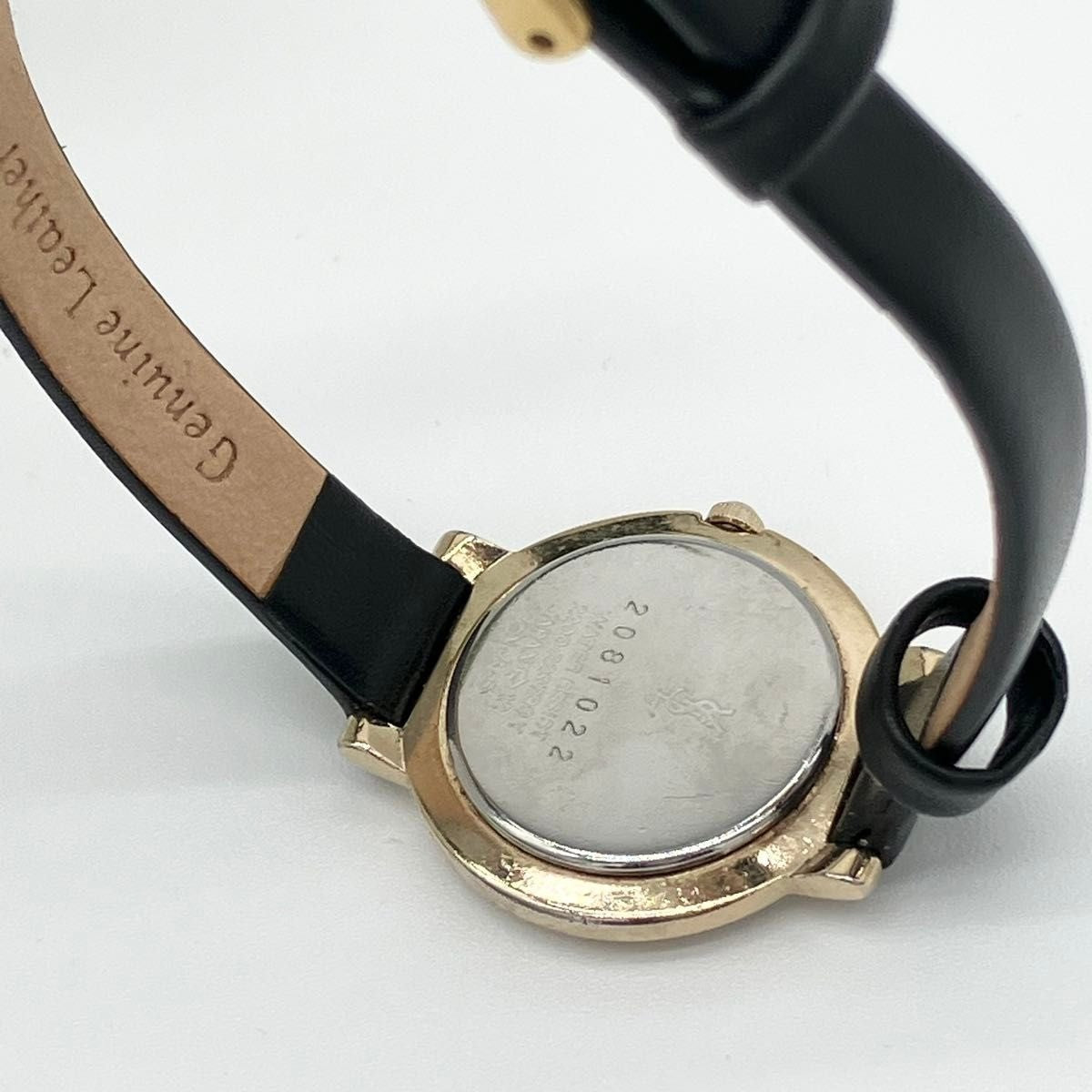 YvesSaintLaurent 277 Watch 25mm Blue Gold Black Vintage Rare Japan Limited