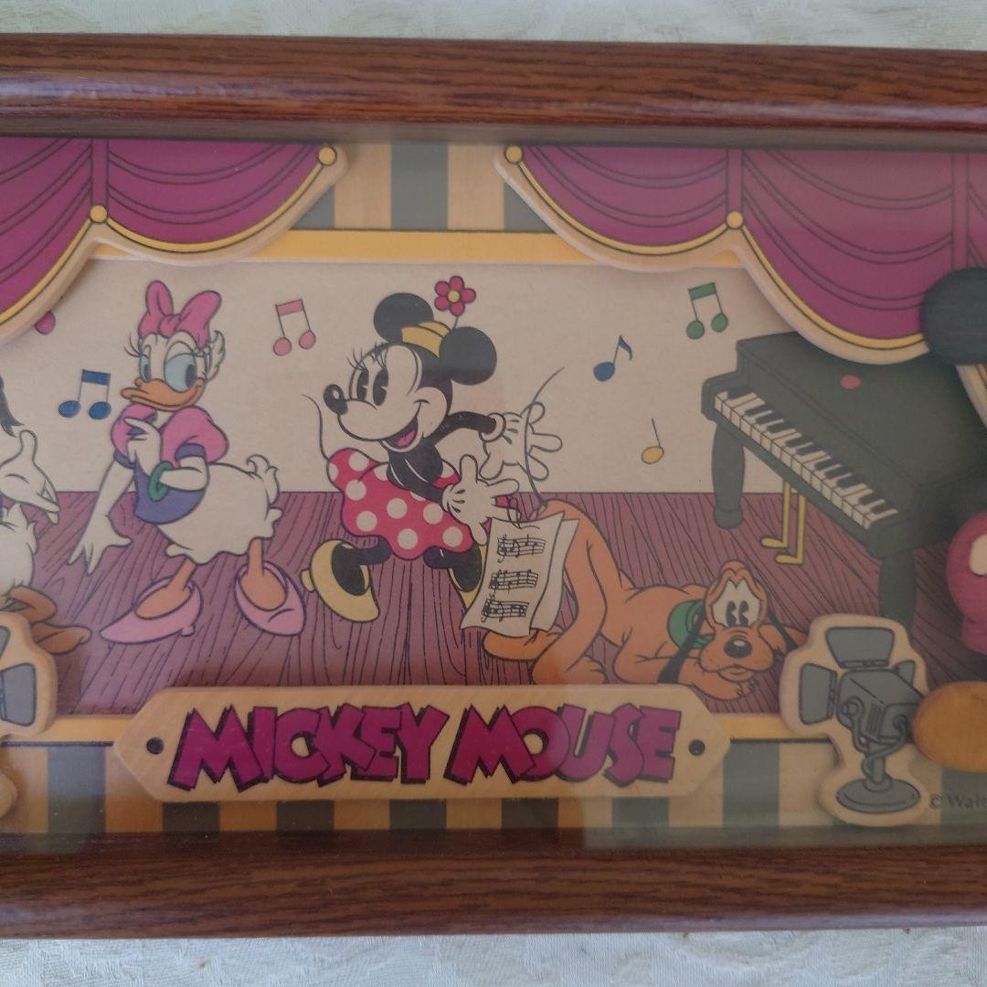 Disney Art Frame Mickey Mouse Vintage