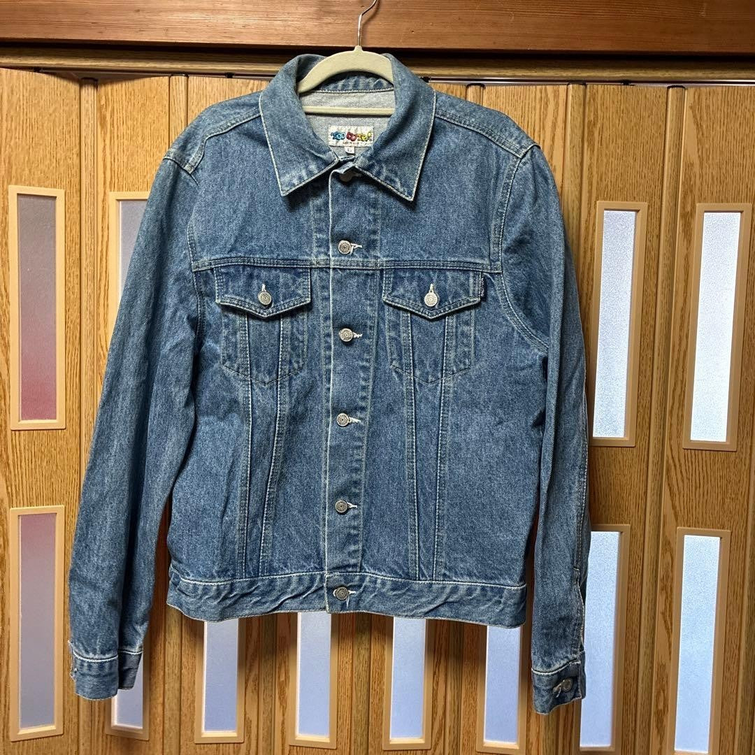 Disney Too Cute Embroidered Denim Jacket L Made in USA Rare Vintage