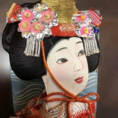 Rare/Antique Showa Retro Hagoita For New Year's decorations.