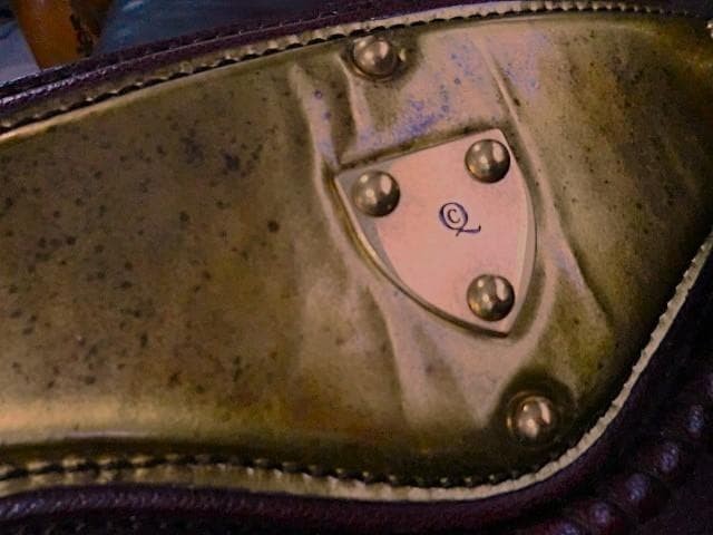Alexander McQueen Leather Boston Bag Women's Bordeaux Auth From Japan
