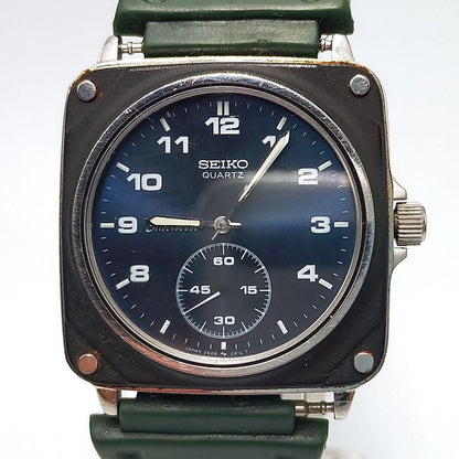 【Battery Replaced】Rare, Excellent Condition Seiko Silver Wave, Made in 1981
