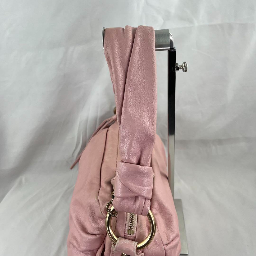 Coach Soho Pink Leather One Shoulder Bag 10.6"x5.5"x5.1" /Used++