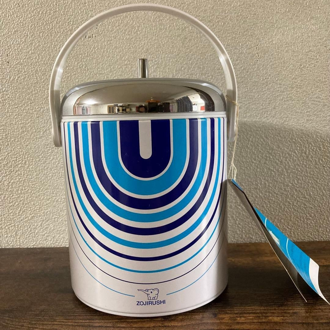 Zojirushi ice bucket JPE-1200 1.2 liters, Showa retro style.