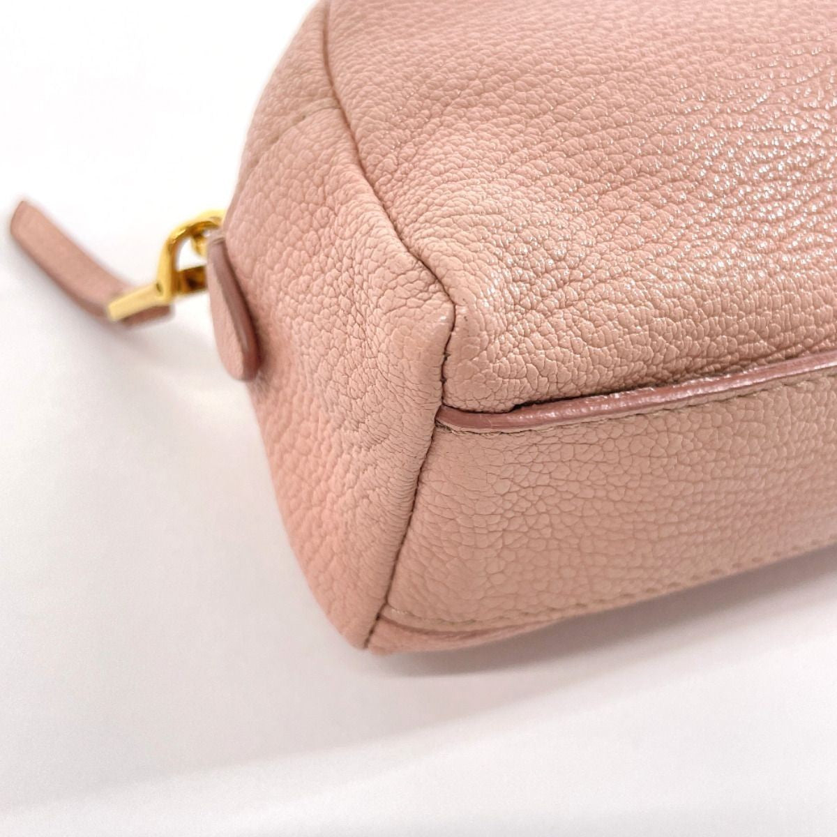 MIU MIU Pouch leather Women make up pouch