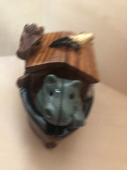 Timmy Woods Noah's Ark Beverly Hills Vintage ANIMALS BOAT Rare