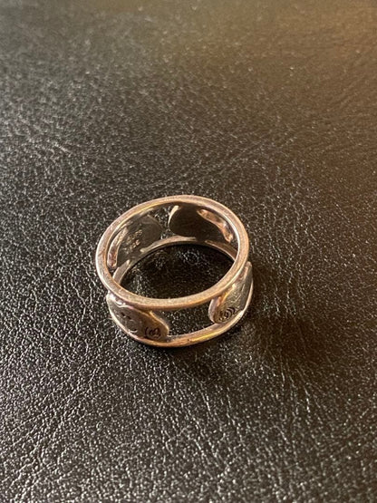 Snoopy Silver 925 Spinner Ring Size 9 Vintage Rare Character Band