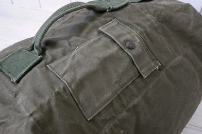 US Military Real 1975s EASTERN CANVAS PRODUCTS Stencil 70's Vintage Duffel Bag