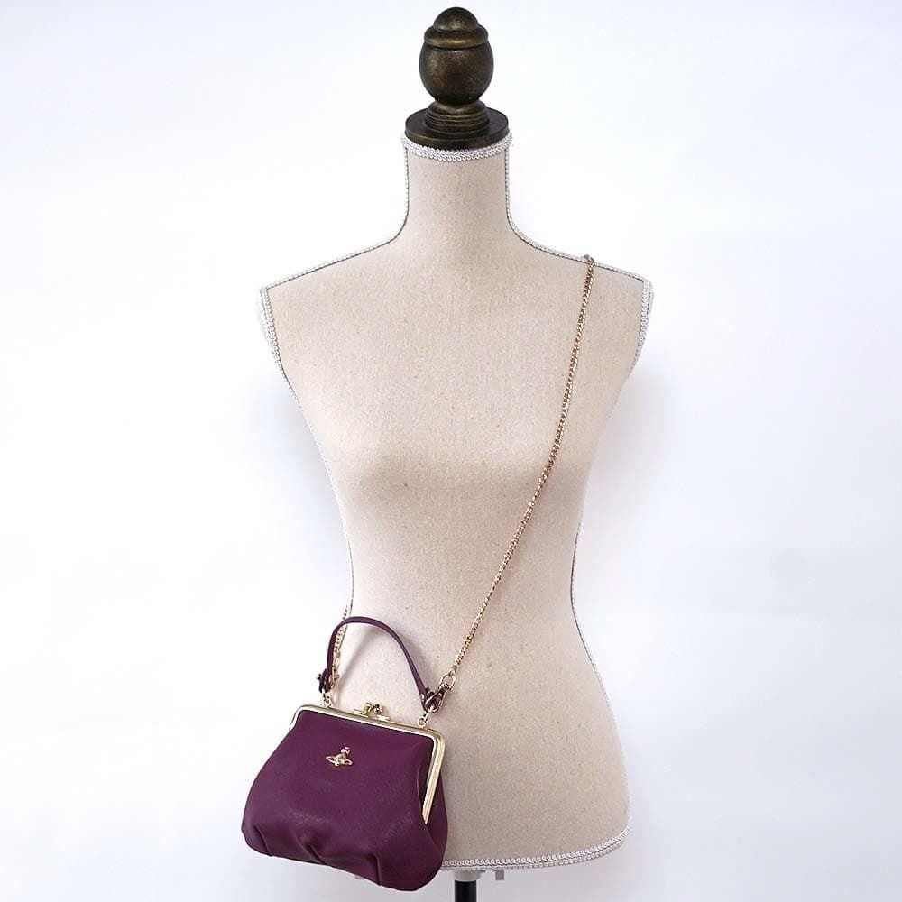 Vivienne Westwood GRANNY FRAME PURSE PURPLE Shoulder Bag 2way