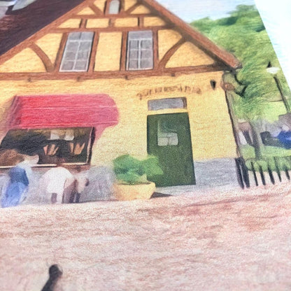 Ghibli Art: "Guchoki Bakery" from Kiki's Delivery Service, 33cm x 24cm
