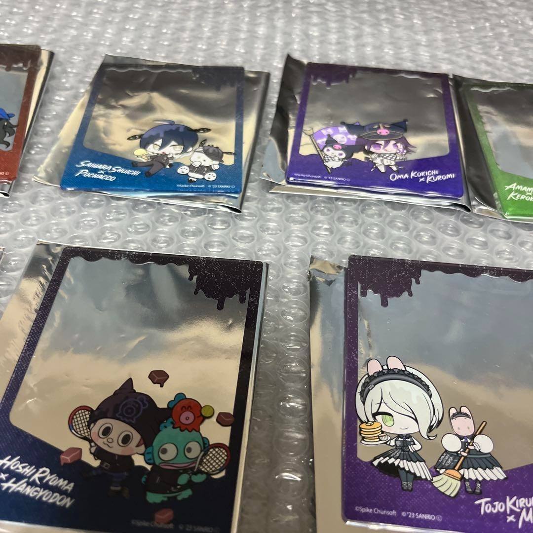 Danganronpa V3 Sanrio Acrylic Card Set Kokichi Shuichi Rantaro Rare Japan