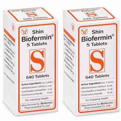 Shin Biofermin S Tablets 540 Digestive Balance Supplement Probiotic Set of 2 JP