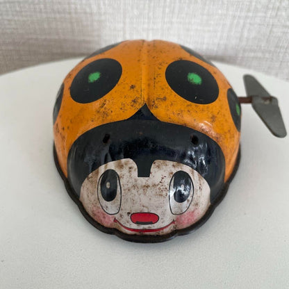 Ladybug Tinplate Zenmai Zenmai Showa Retro