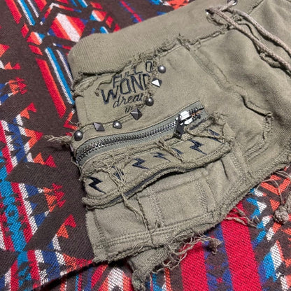 If Six Was Nine Ghost Of Harlem Y2K Gimmick Mini Skirt Unisex Fashion Style#1320