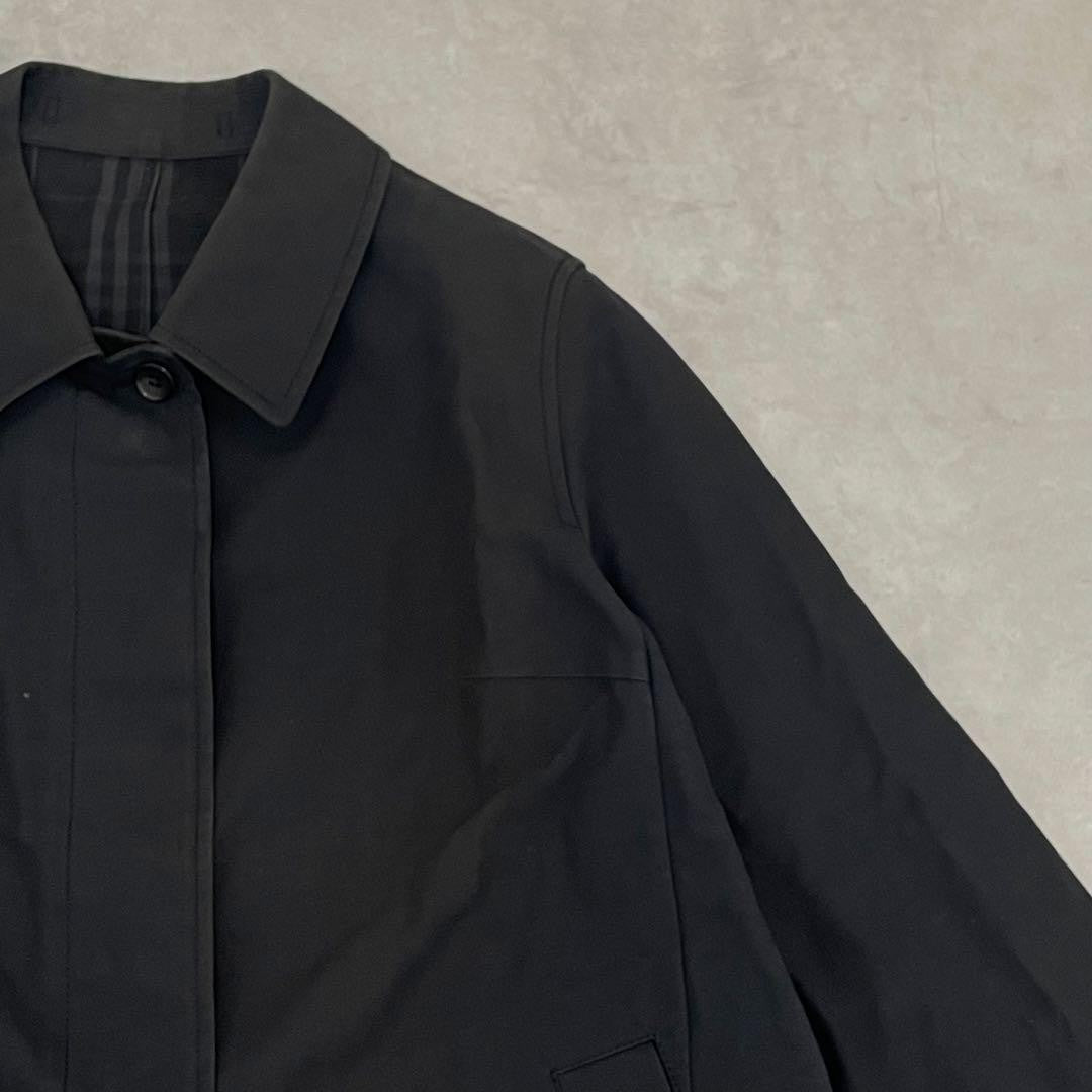 Burberry London Nova Check Trench Coat Cotton Black 15/XXL (US: XL)