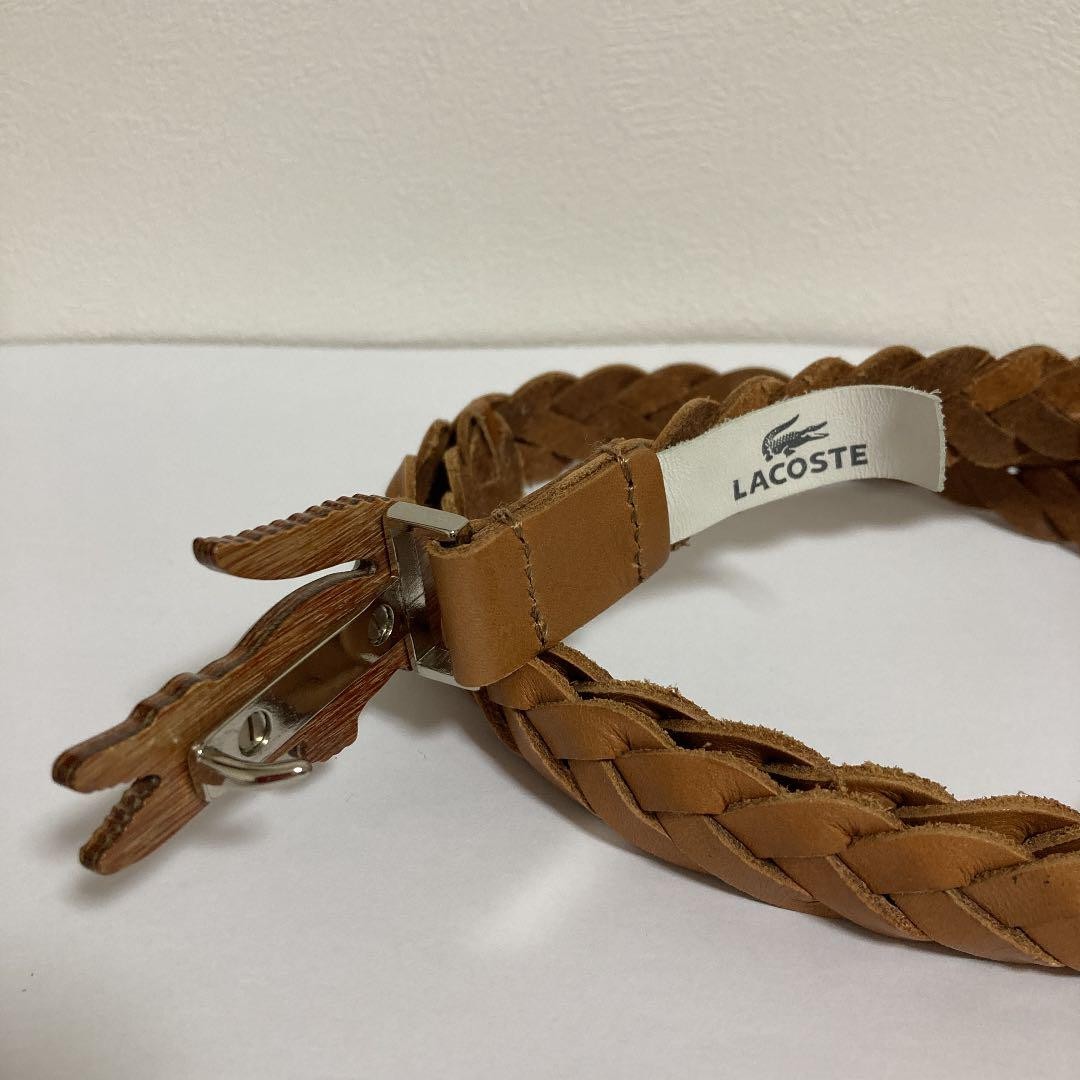 LACOSTE Women Rare Belt Crocoste Limited Edition VHTF Popular Products Sophistic