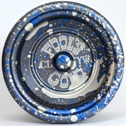 Clyw Yoyo Yo-yo Gnarwhal Fool's Gold Black x Blue x Silver Splash