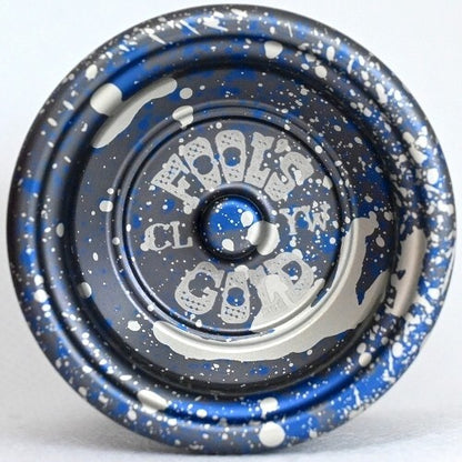 Clyw Yoyo Yo-yo Gnarwhal Fool's Gold Black x Blue x Silver Splash