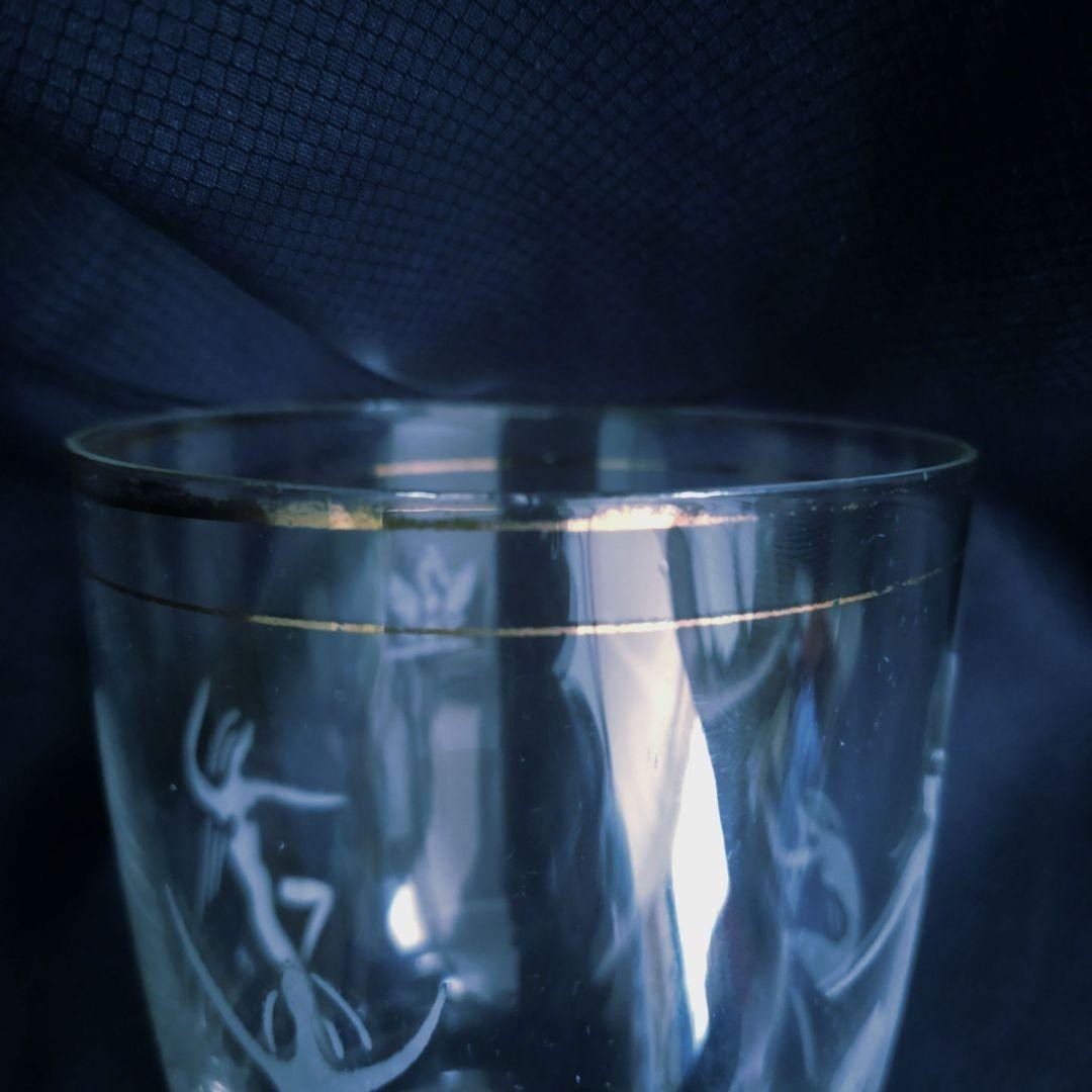 Showa Retro Morozov Brewery Rock Glass Tumbler Glass Novelty 4-Piece Set