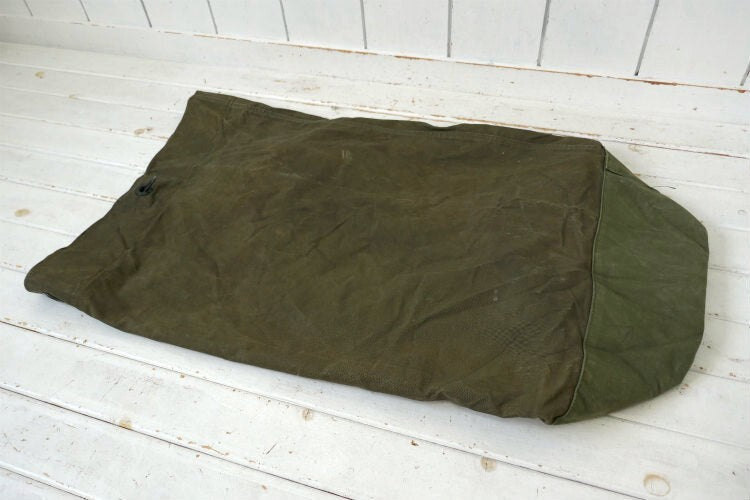 US Military Real 1975s EASTERN CANVAS PRODUCTS Stencil 70's Vintage Duffel Bag