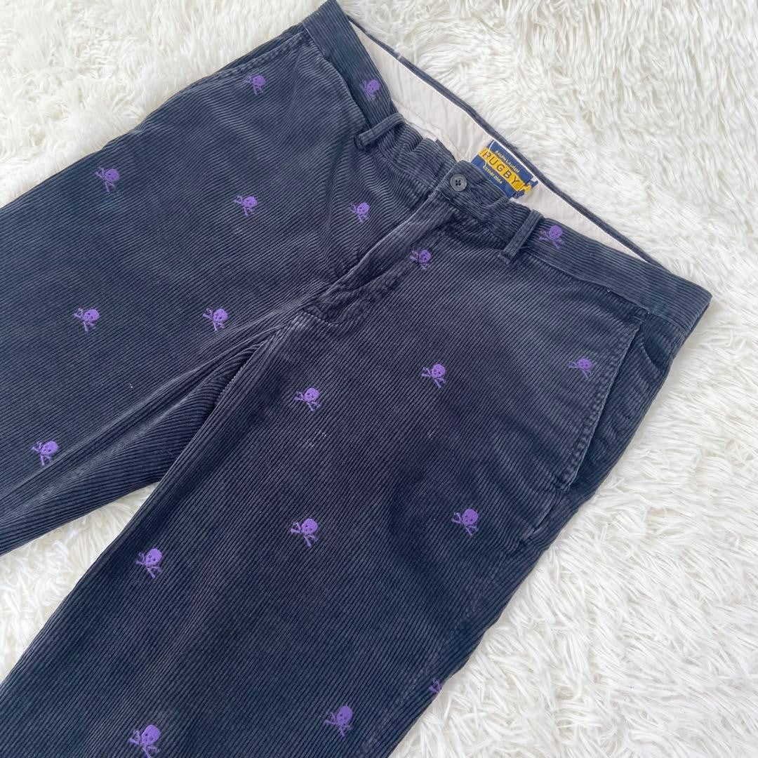 Ralph Lauren Rugby Corduroy Skull Embroidery Chino Pants 34