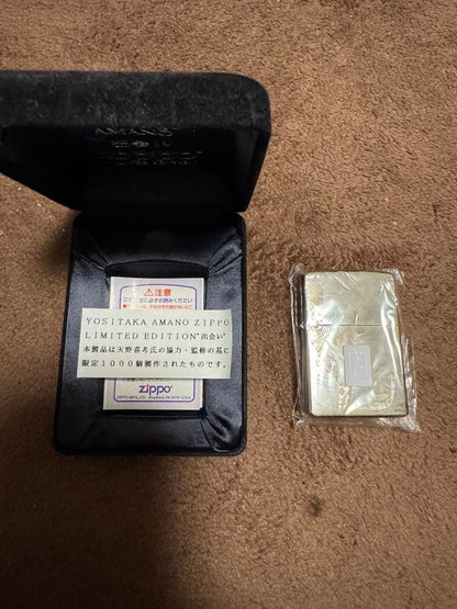 ZIPPO Yoshitaka Amano Encounter Limited 1000 New Unused Japan Rare Collector