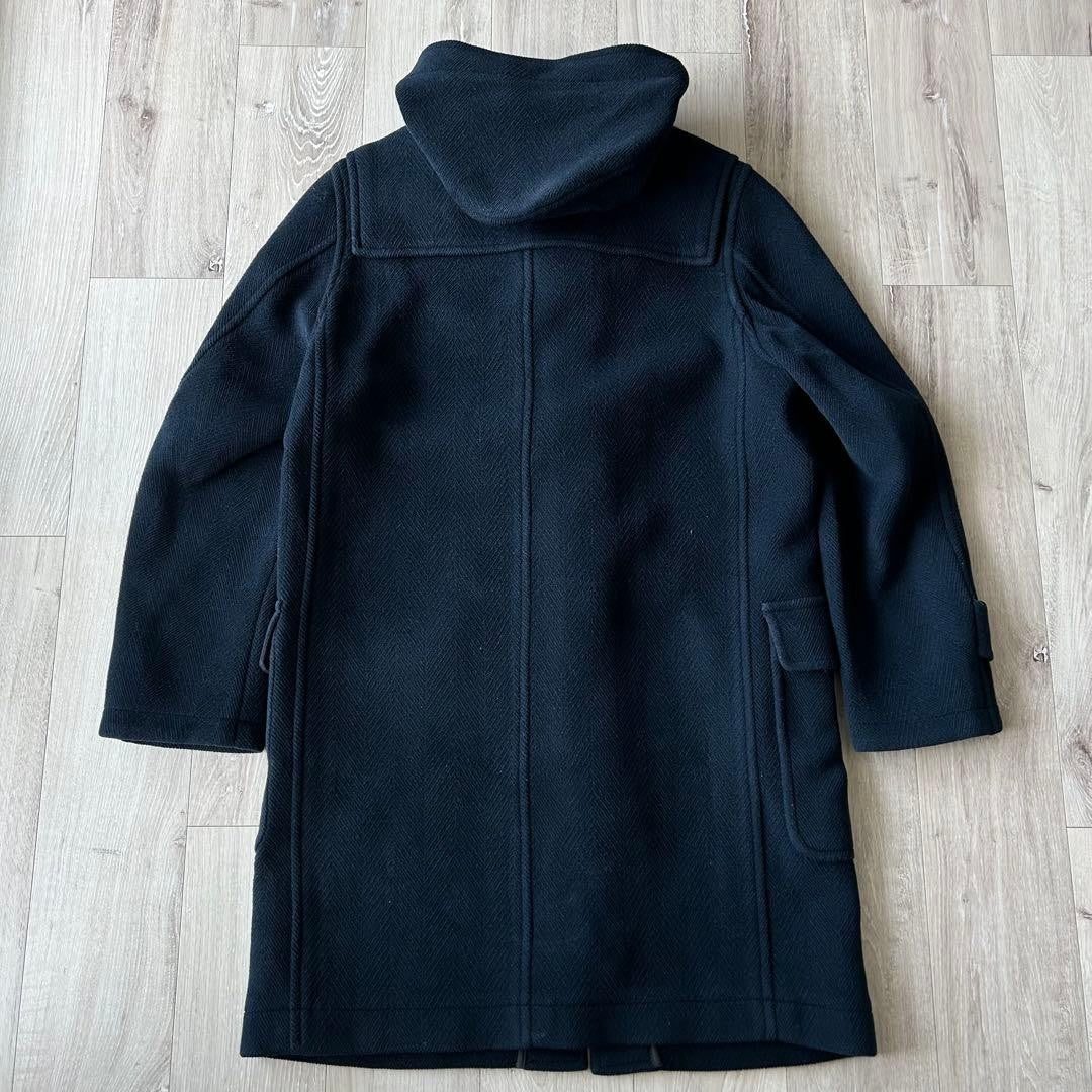 J.Press Duffle Coat Herringbone Long Navy Size LL From Japan