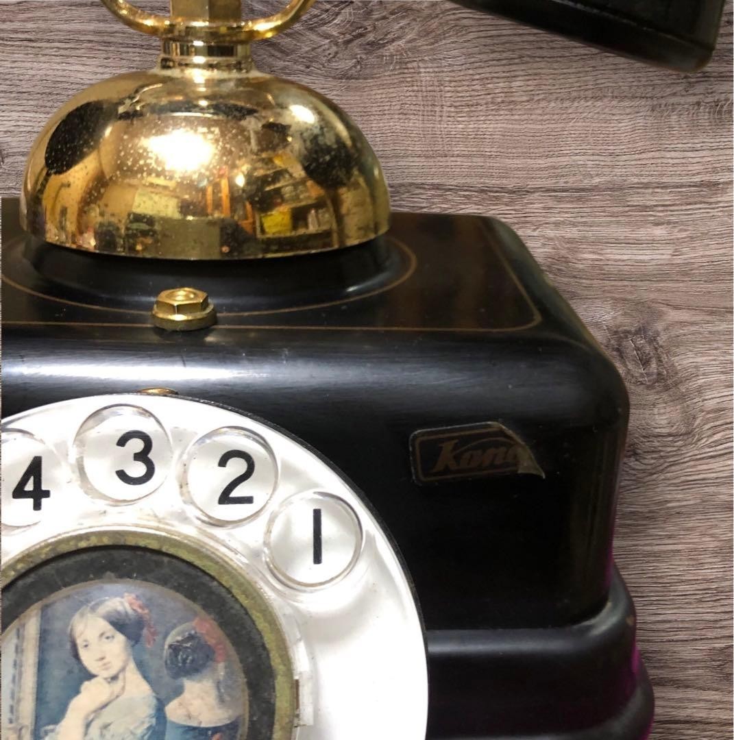Showa Retro Antique Margaret Phone DK-601 Kanda Tsushin Kogyo Co., Ltd.