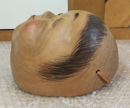 Japanese Traditional Noh Mask Omen Kabuki Vintage & Retro Used from Japan M-250